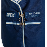 Amigo Ripstop Horseware 900D Turnout deken gevoerd met fleece 50g Marine / titaangrijs Marineblauw