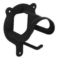 Vinyl omhuld hoofdstelhouder Zwart