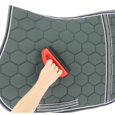 Brosse en caoutchouc pour tapis Rouge / noir Brosse en caoutchouc pour tapis Rouge / noir