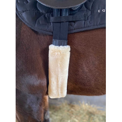 Fourreau de sangle Equithème Teddy Ecru Beige Fourreau de sangle Equithème Teddy Ecru Beige