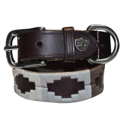 Halsband hond Flags & Cup CHUKKA Marron / bleu / rouge Halsband hond Flags & Cup CHUKKA Marron / bleu / rouge