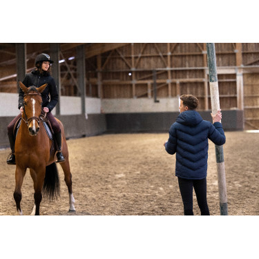 Heren donsjas Equithème Michael Marineblauw