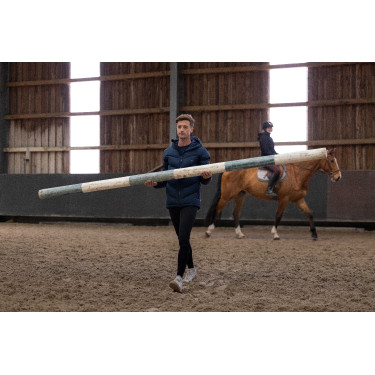 Heren donsjas Equithème Michael Marineblauw