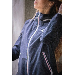 Regenjas Pénélope RainShort Marine Marineblauw