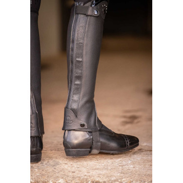 Mini-chaps Pénélope Prisca cuir Noir Mini-chaps Pénélope Prisca cuir Noir