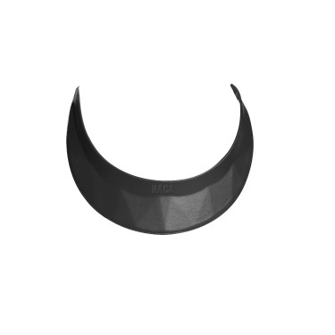 Leren vizier voor NACA-rijhelm Zwart