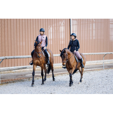 Pull-on Equithème Flora siliconen zitvlak Zwart