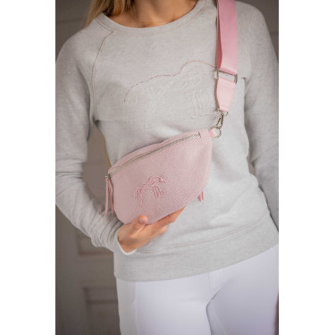 Sac banane Pénélope Chevron Rose