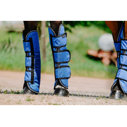 Transportbeschermers Equithème Tyrex Aisance 1200D Koningsblauw