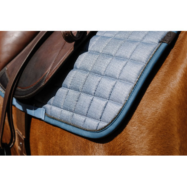 Tapis de selle Equithème Chic Bleu Tapis de selle Equithème Chic Bleu