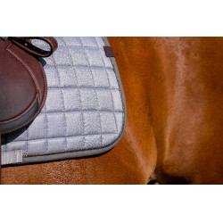 Tapis de selle Equithème Chic Gris