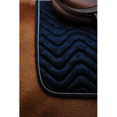 Zadeldek Equithème Brocart Marine Marineblauw