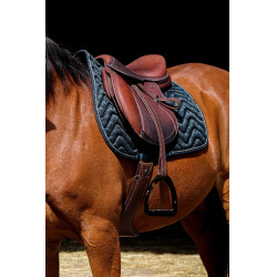 Tapis de selle Equithème Brocart Vert foncé Tapis de selle Equithème Brocart Vert foncé
