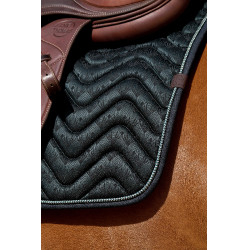 Tapis de selle Equithème Brocart Vert foncé Tapis de selle Equithème Brocart Vert foncé