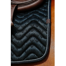 Tapis de selle Equithème Brocart Vert foncé Tapis de selle Equithème Brocart Vert foncé