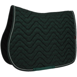 Tapis de selle Equithème Brocart Vert foncé Tapis de selle Equithème Brocart Vert foncé