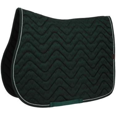 Tapis de selle Equithème Brocart Vert foncé Tapis de selle Equithème Brocart Vert foncé