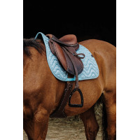 Zadeldek Equithème Brocart Marine Marineblauw