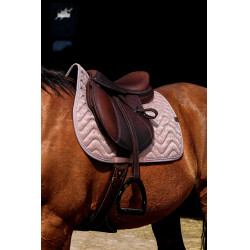Tapis de selle Equithème Brocart Rose Tapis de selle Equithème Brocart Rose
