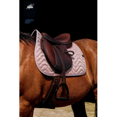 Tapis de selle Equithème Brocart Rose Tapis de selle Equithème Brocart Rose