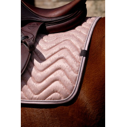 Tapis de selle Equithème Brocart Rose Tapis de selle Equithème Brocart Rose