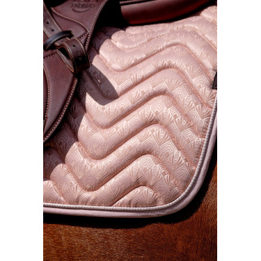 Tapis de selle Equithème Brocart Rose Tapis de selle Equithème Brocart Rose