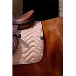 Tapis de selle Equithème Brocart Rose Tapis de selle Equithème Brocart Rose