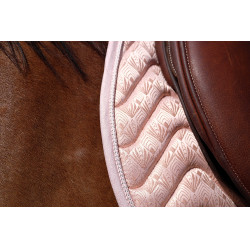 Tapis de selle Equithème Brocart Rose Tapis de selle Equithème Brocart Rose