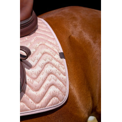 Tapis de selle Equithème Brocart Rose Tapis de selle Equithème Brocart Rose