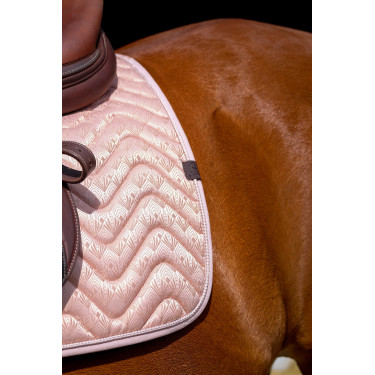 Tapis de selle Equithème Brocart Rose Tapis de selle Equithème Brocart Rose