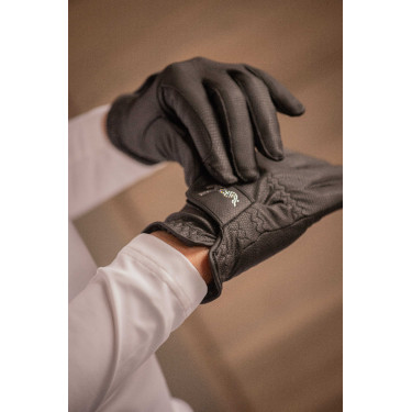 Gants d'équitation Pénélope Lyoni Noir