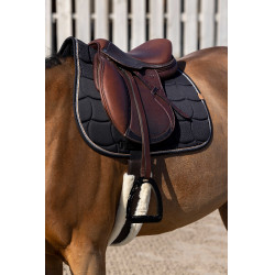 Tapis de selle Equithème Shiny Noir Tapis de selle Equithème Shiny Noir