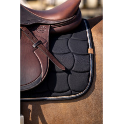 Tapis de selle Equithème Shiny Noir Tapis de selle Equithème Shiny Noir