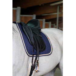 Tapis de selle Equithème Softy Bleu marine