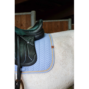 Zadeldek Equithème Softy Lichtblauw