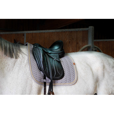 Zadeldek Equithème Softy Grijs