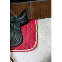 Tapis de selle Equithème Softy Bordeaux