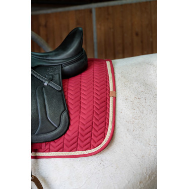 Zadeldek Equithème Softy Bordeaux