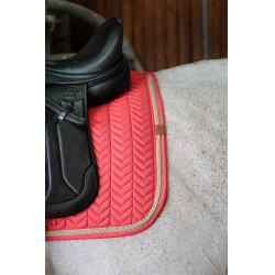Tapis de selle Equithème Softy Framboise Rouge