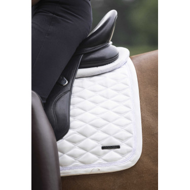 Tapis de dressage Lami-Cell Midnight Blanc