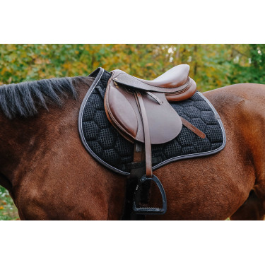Zadeldek Equithème Quadri Zwart Zadeldek Equithème Quadri Zwart