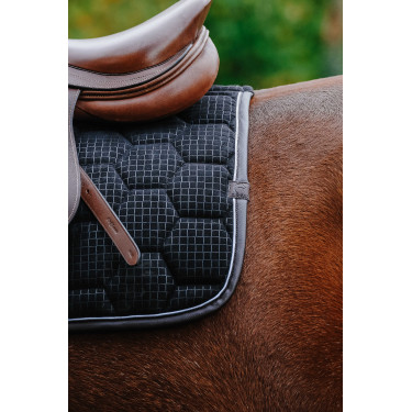 Zadeldek Equithème Quadri Zwart Zadeldek Equithème Quadri Zwart