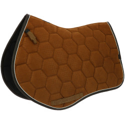 Tapis de selle Equithème Quadri Camel Marron Tapis de selle Equithème Quadri Camel Marron