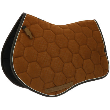 Tapis de selle Equithème Quadri Camel Marron Tapis de selle Equithème Quadri Camel Marron