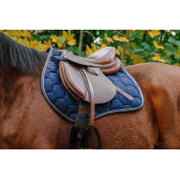 Tapis de selle Equithème Quadri Bleu marine Tapis de selle Equithème Quadri Bleu marine