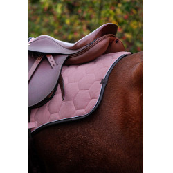 Tapis de selle Equithème Quadri Rose