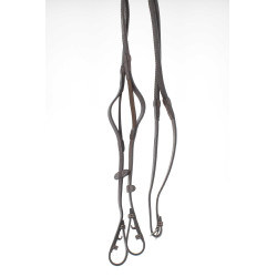 Rênes Pénélope Élastique Havane Marron