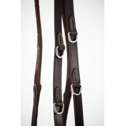 Rênes Pénélope Howlett cuir Havane Marron