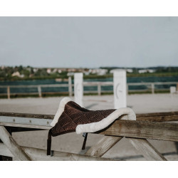 Equithème Pro Air schokdemper Chocolade Bruin