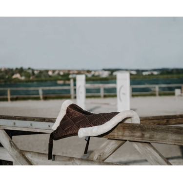 Equithème Pro Air schokdemper Chocolade Bruin